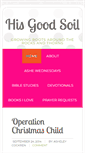 Mobile Screenshot of hisgoodsoil.com